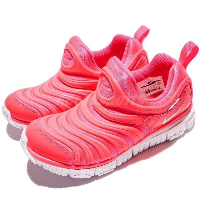 nike nike dynamo free, Nike Dynamo Free PS Pink White Preschool Girls Running Shoes Sneakers 343738-620